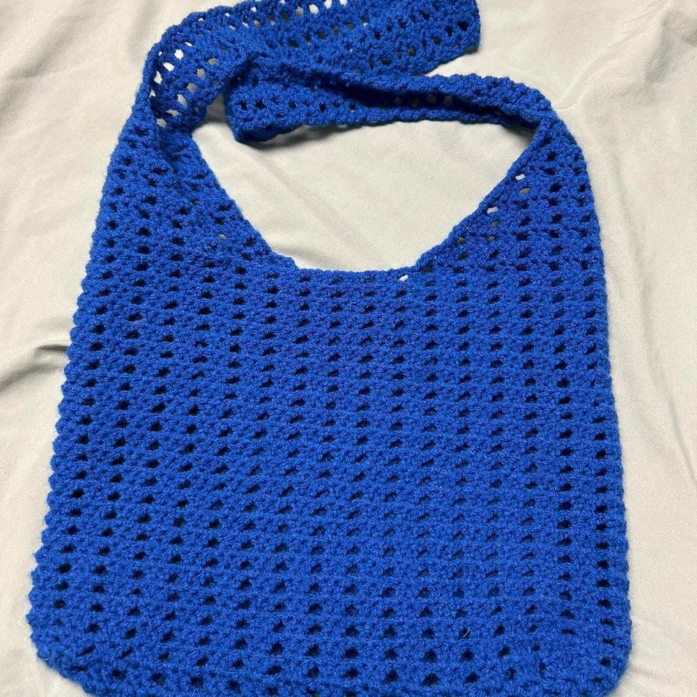 Handmade crochet tote bag